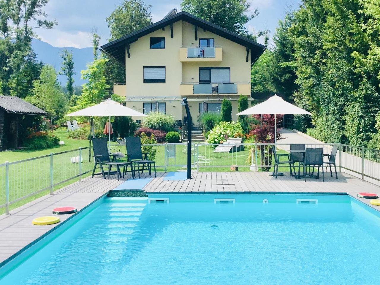 Ferienwohnung Haus am Wald Faak am See Exterior foto